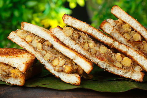 How to make protein and fiber-rich Chickpea and Cucumber Sandwich