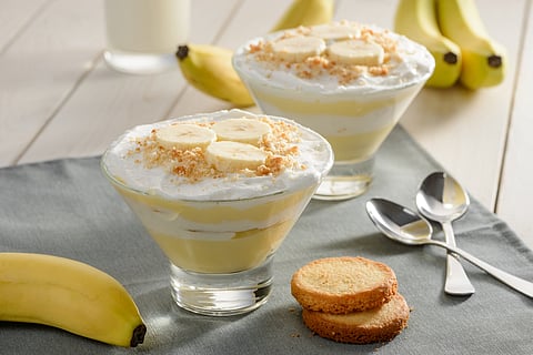 Banana mousse recipe