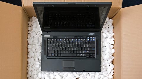 Document suspicious packaging with photographs and videos before confirming acceptance.
