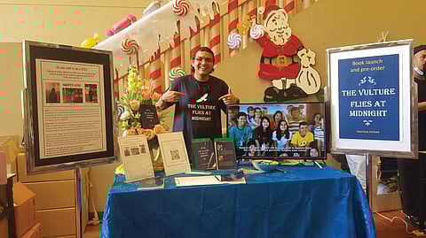 KIS student launches poetry anthology, ‘The Vulture Flies at Midnight’