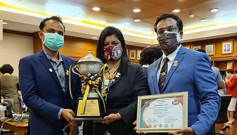 Lions Club of Bangkok Silom 310-D named ‘Best Club Activities’ in Thailand for Year 2020-21