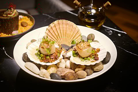 The District Grill Room & Bar in Bangkok Marriott Hotel Sukhumvit is an upscale, bespoke surf-and-turf experience