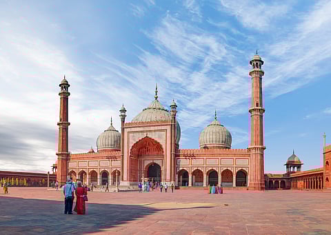 Jama Masjid, Old town of Delhi, India