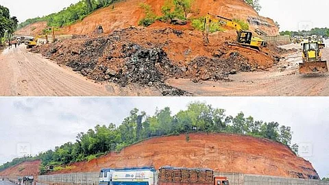 വീരമലക്കുന്നിലെ മണ്ണിടിച്ചിൽ: കാരണം അശാസ്ത്രീയ മണ്ണെടുപ്പ്