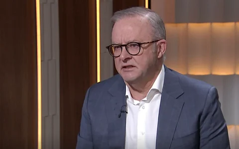 Australian Prime Minister Anthony Albanese in an interview with ABC aired July 27, 2025. (Screenshot/ABC)