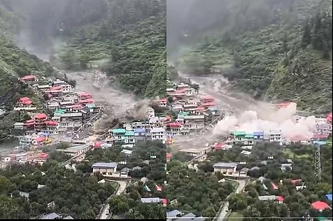 Cloudburst and flash flood in Uttarakhand