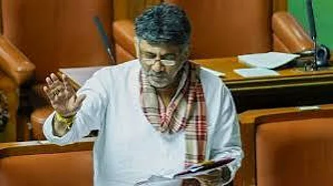 കർണാടക ഉപമുഖ്യമന്ത്രി ഡി.കെ. ശിവകുമാർ. (ഡി.ഐ.പി.ആർ. പി.ടി.ഐ. ഫോട്ടോ വഴി) (ഡി.ഐ.പി.ആർ.)