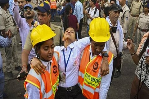 Civil Defense volunteers