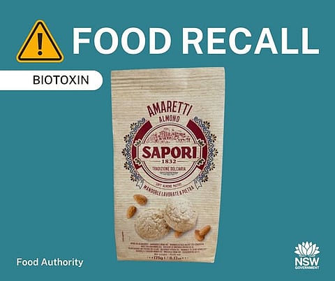 സപോരി ബിസ്ക്കറ്റ്സ് പാക്കറ്റുകൾ തിരിച്ചുവിളിച്ചു