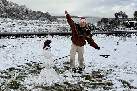 ടാസ്മാനിയക്ക് വെളുത്ത ക്രിസ്മസ്!