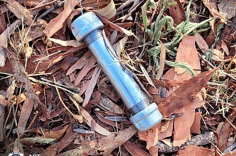 കാൻബെറയില് കഴിഞ്ഞ ദിവസം കണ്ടെത്തിയ സ്ഫോടക വസ്തു