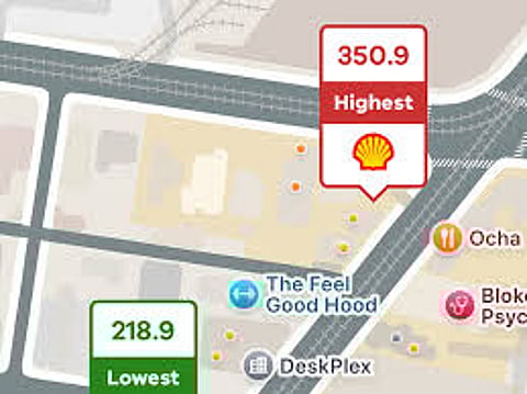 ഏറ്റവും ഉയർന്ന വില ഈടാക്കുന്ന ഇന്ധന സ്റ്റേഷനുകളുടെ പേരും കാണിക്കും