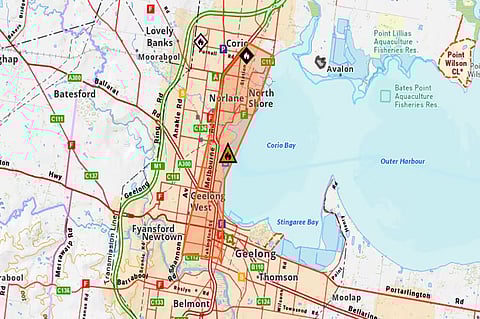 Victoria Emergency has issued a watch and act for parts of Geelong.