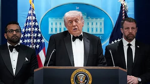 അത്താഴവിരുന്നിനിടെ വെടിവെപ്പ്: പ്രതികരിച്ച് ട്രംപ്