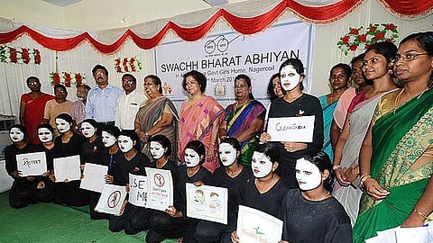 Swachh Bharat Abhiyan (Clean India Mission) was launched in 2014 by the Government of India.(Wikimedia)