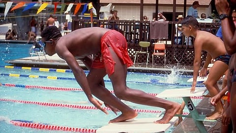 New research in biomechanics measures the impact of head-first, hand-first and feet-first diving and the likelihood of injury at different diving heights, providing data-driven recommendations (representational image - CDC PHIL)