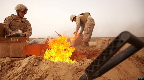 US Senate Passes Bill to Help Veterans Exposed to Toxic Burn Pits (representational image - VOA)