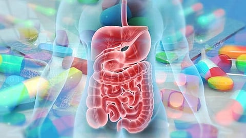 This could mean that babies given antibiotics may grow up to experience gastrointestinal issues (Unsplash)