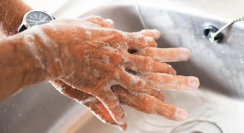 Triclosan, a chemical often included in household items like hand soaps, toothpaste, and cleaning products to fight off bacteria. (Image: NewsGram)