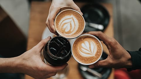 Drinking two or more cups of coffee a day may double the risk of death from cardiovascular disease among people with severe high blood pressure (160/100 mm Hg or higher).