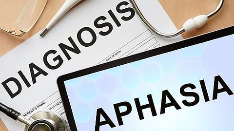 Aphasia, is the inability to comprehend or produce spoken or written language, affects approximately 40% of stroke survivors