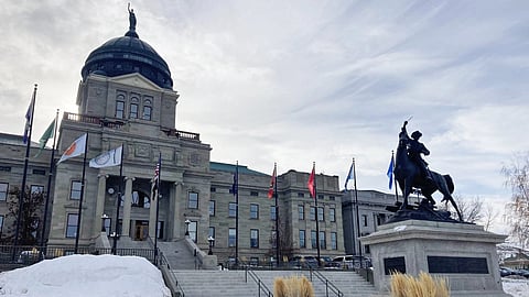 The Montana Capitol in Helena, Montana, on Jan. 5, 2023. State lawmakers are considering a
bill that would end involuntary commitments of people with dementia and traumatic brain
injuries, but most communities don’t have the capacity to care for those patients.