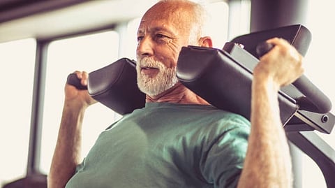 Resistance training in older adults is recommended to help maintain muscle, flexibility and balance(Unsplash)