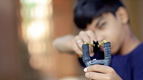 Children enjoy rough play and getting into trouble. The rough play's theme has evolved to reflect societal advancements.