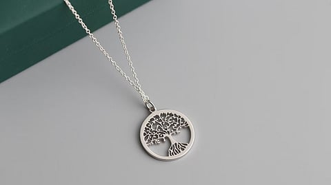 Northwestern Medicine researchers have developed a smart neck-worn device resembling a lapis blue pendant that detects a user’s smoking much more reliably than previous systems.