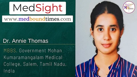 Dr. Annie Thomas, MBBS, Government Mohan Kumaramangalam Medical College, Salem, Tamil Nadu, India