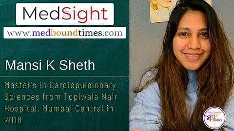 Mansi K Sheth, Physiotherapist