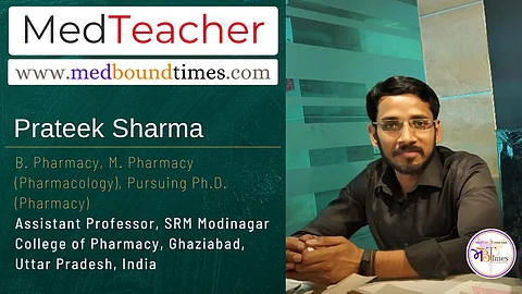 B. Pharmacy, M. Pharmacy (Pharmacology), Pursuing Ph.D. (Pharmacy)