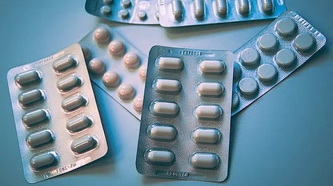 Enzyme binds to DNA and transcribes DNA-encoded instructions into an RNA sequence, which is then translated into a protein