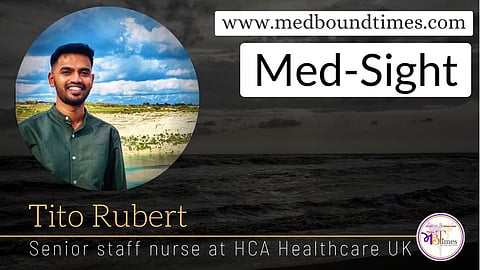 Tito Rubert, Senior staff nurse at HCA Healthcare UK