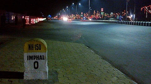 The Imphal-Dimapur (in Nagaland) and Imphal-Jiribam (along south Assam) National Highways are the two life lines of the landlocked state