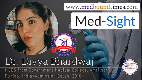 Dr. Divya Bhardwaj, MBBS from Government Medical College, Amritsar, Punjab, India (Admission Batch: 2016)