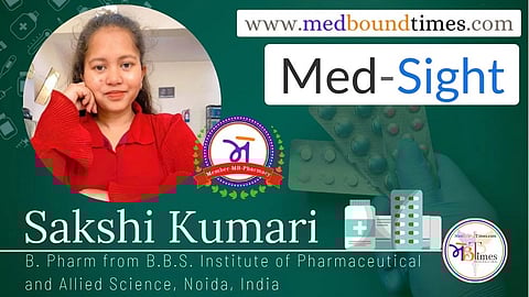 Sakshi Kumari, B.Pharm from B.B.S. Institute of Pharmaceutical and Allied Science, Noida, Uttar Pradesh, India (Admission Batch: 2018)