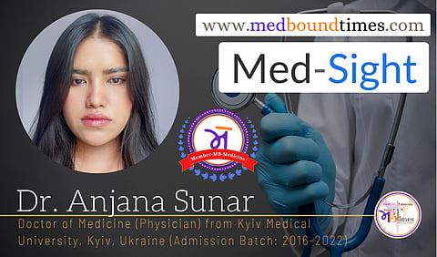 Anjana Sunar
Doctor of Medicine (Physician) from Kyiv Medical University, Kyiv, Ukraine (Admission Batch: 2016-2022)
