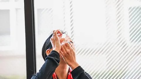 The conventional approaches for managing dry eye typically involve using eye drops, gels, or ointments
(Unsplash)