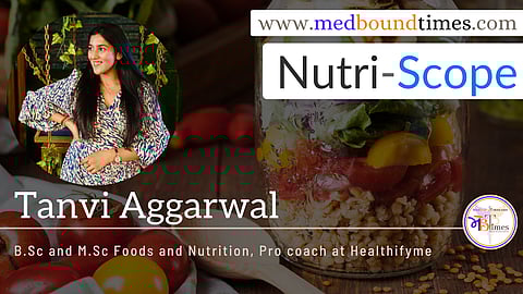 Dt. Tanvi Aggarwal
B.Sc. and M.Sc. Foods and Nutrition,
Pro coach at Healthifyme