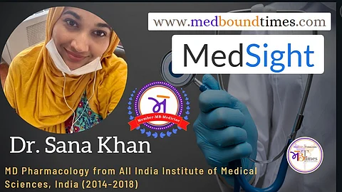 Dr. Sana Khan, MD Pharmacology from All India Institute of Medical Sciences, India (2014-2018)