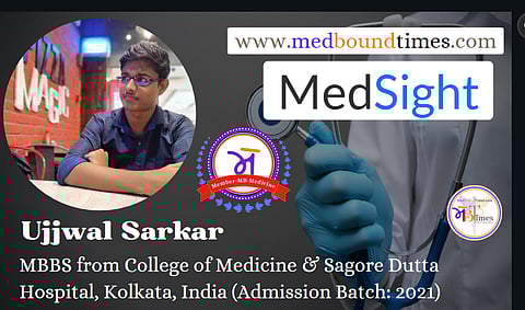 Ujjwal Sarkar,
MBBS from College of Medicine & Sagore Dutta Hospital, Kolkata, India (Admission Batch: 2021)