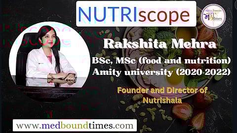 Rakshita Mehra
BSc, MSc (food and nutrition) Amity university (2020-2022)