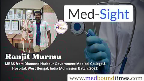 Ranjit Murmu,
MBBS from Diamond Harbour Government Medical College & Hospital, West Bengal, India (Admission Batch: 2021)