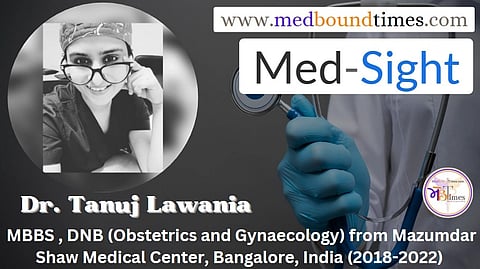Dr. Tanuj Lawania,
MBBS, DNB (Obstetrics and Gynaecology) from Mazumdar Shaw Medical Center, Bangalore, India (2018-2022)