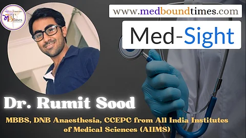 Dr. Rumit Sood, MBBS, DNB Anaesthesia, CCEPC from All India Institutes of Medical Sciences (AIIMS)