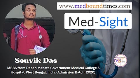 Souvik Das,
MBBS from Deben Mahata Government Medical College & Hospital, West Bengal, India (Admission Batch: 2020)