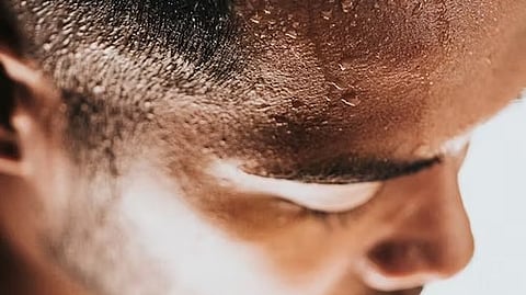 Sweat biosensors is developed to measure the concentration of ions in sweat, providing information on their levels in blood. (Unsplash)