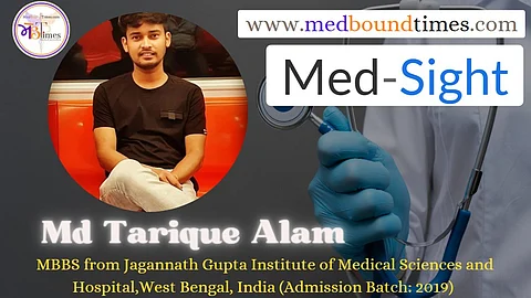 Md Tarique Alam,MBBS from Jagannath Gupta Institute of Medical Sciences and Hospital,West Bengal, India (Admission Batch: 2019)