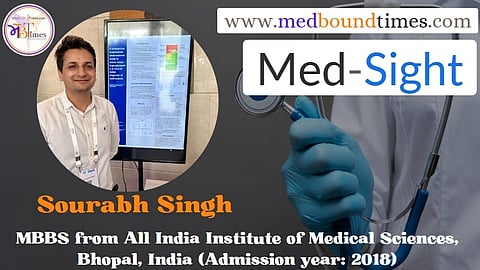 Sourabh Singh,
 MBBS from All India Institute of Medical Sciences, Bhopal, India (Admission year: 2018)